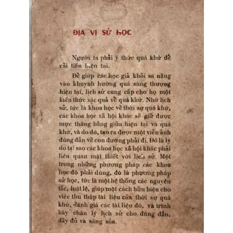 Sách xưa Phương Pháp Sử học - GS Nguyễn Phương (hiếm, giá hời) 537207
