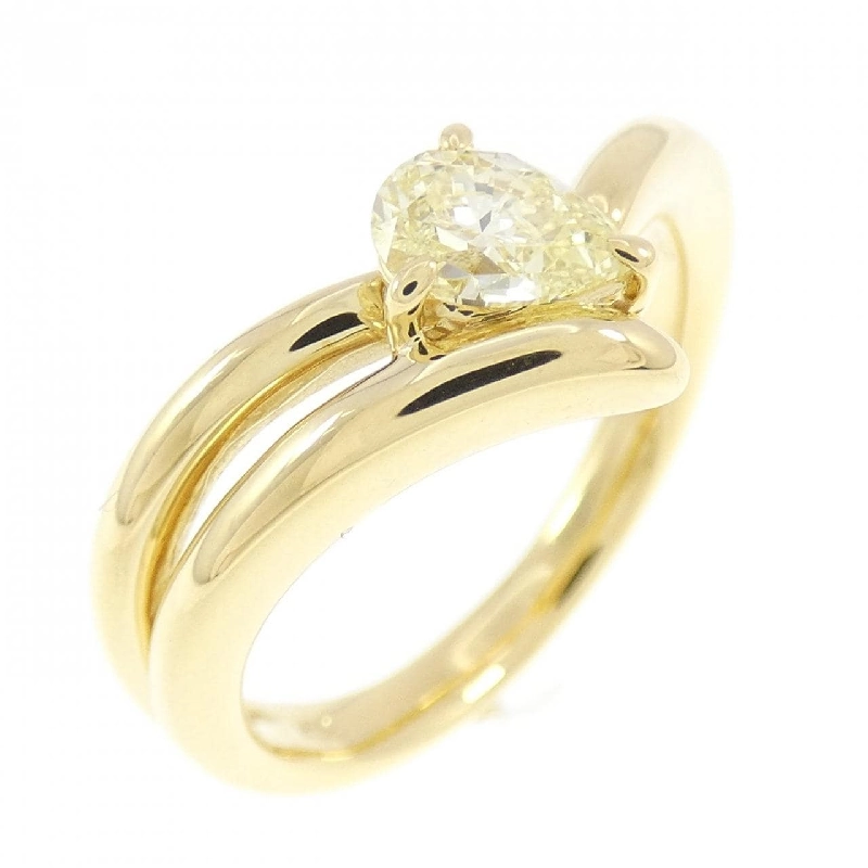 Nhẫn kim cương K18YG 0.38CT - Hàng hiệu Chính hãng 851370