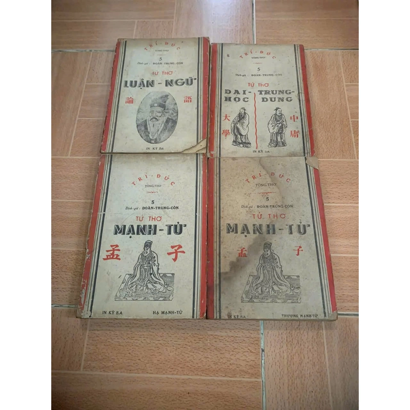 Tứ Thư Đại Học - Trung Dung - Mạnh Tử (quyển Thượng và Hạ) - 1950 479019