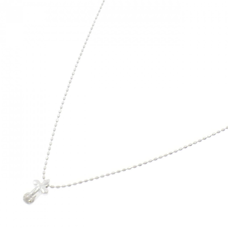 K18WG Dây chuyền kim cương chéo 0.10CT - Hàng hiệu Chính hãng 857099