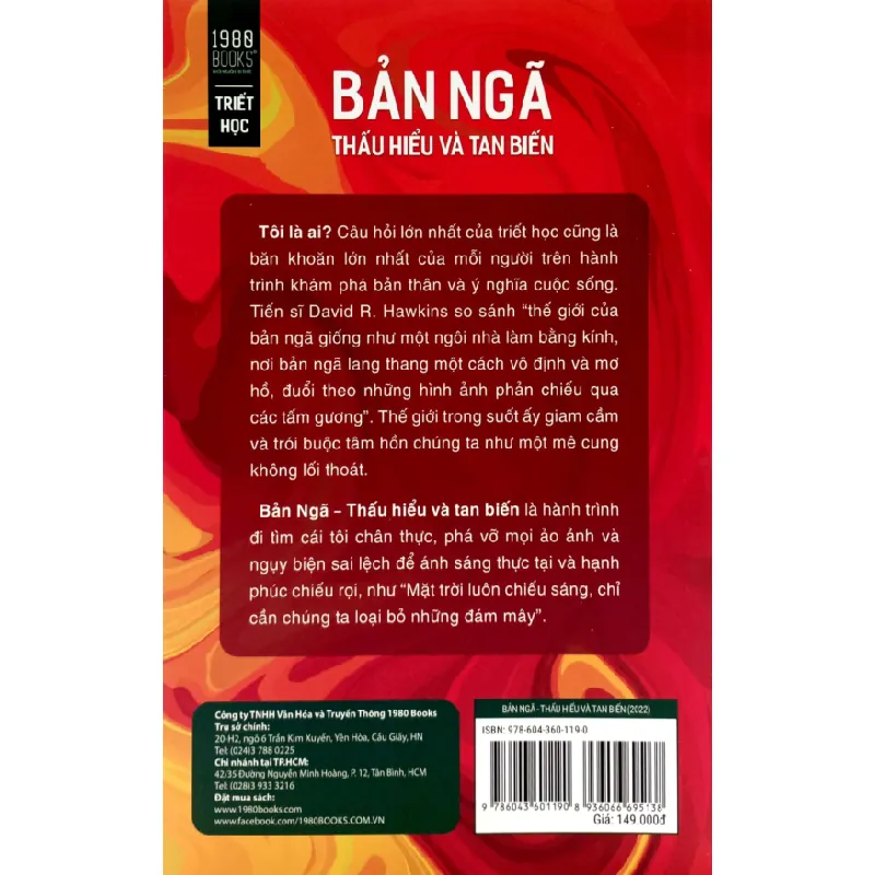 Bản Ngã - Thấu Hiểu Và Tan Biến (Tái Bản 2023) - David R. Hawkins MD, PhD 690100