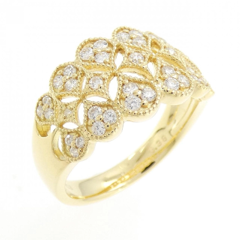 Nhẫn kim cương K18YG 0.38CT 670668