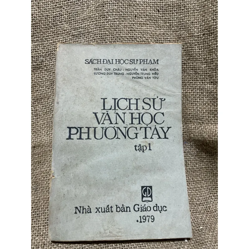 lịch sử văn học phương tây tập một -250 trang  933843