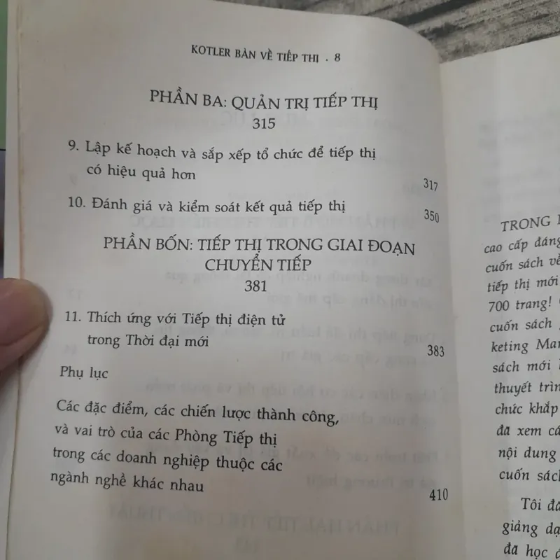 Kotler Bàn về Tiếp thị. Tá giả Philip Kotler. Bản in 2007. Người dịch Vũ Tiến Phúc 675427
