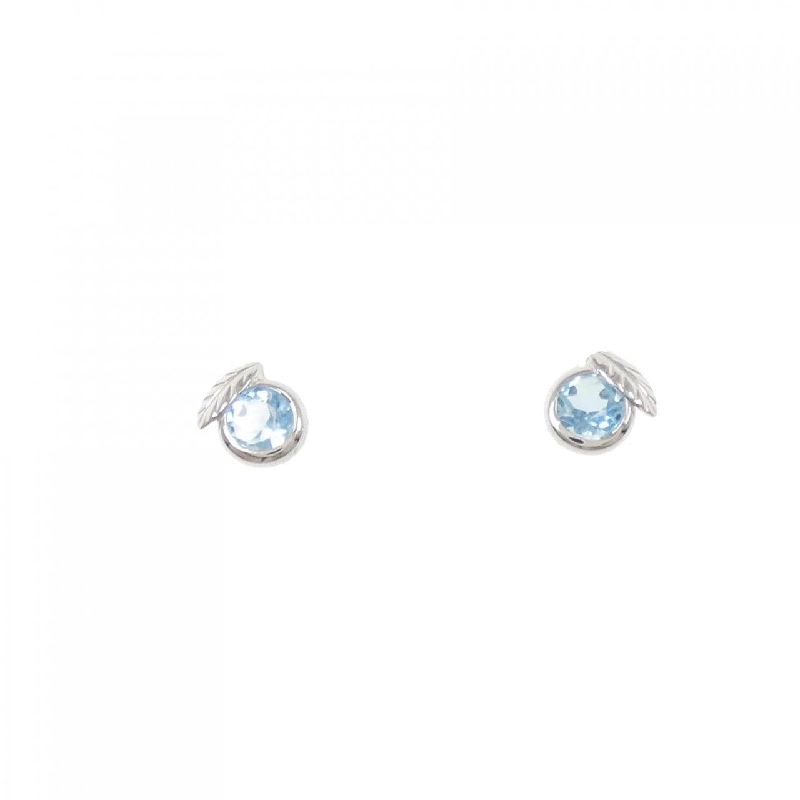 K14WG Bông tai Blue Topaz - Hàng hiệu Chính hãng 866465