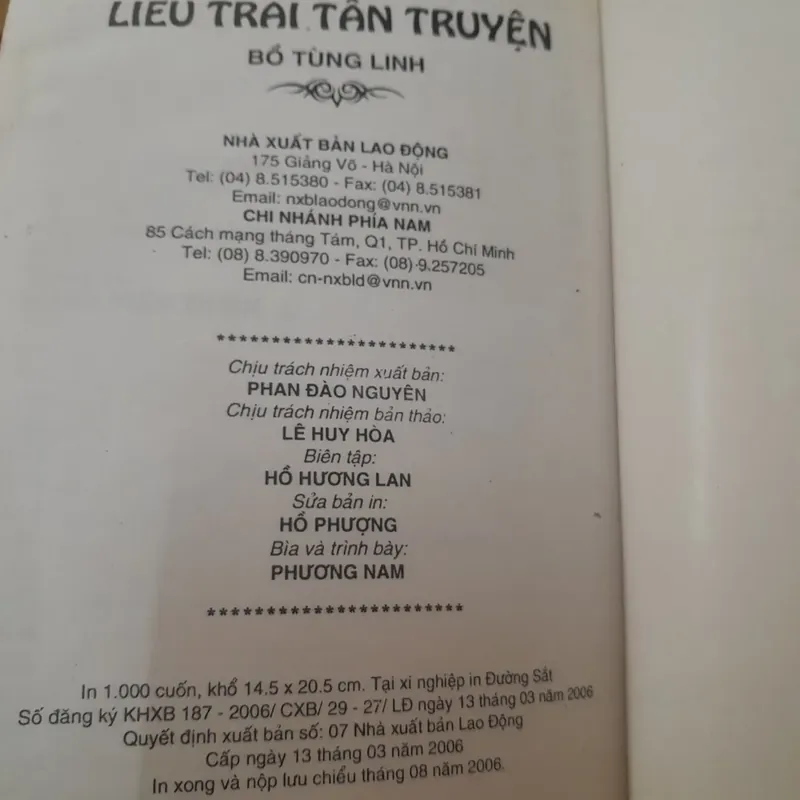 Liêu trai chí dị-Liêu trai tân truyện. Tác giả Bồ Tùng Linh 719501