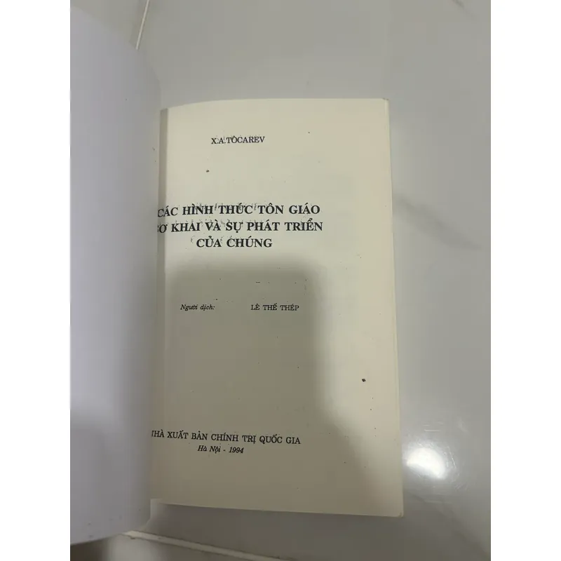 Các hình thức tôn giáo sơ khai và sự phát triển của chúng 605254