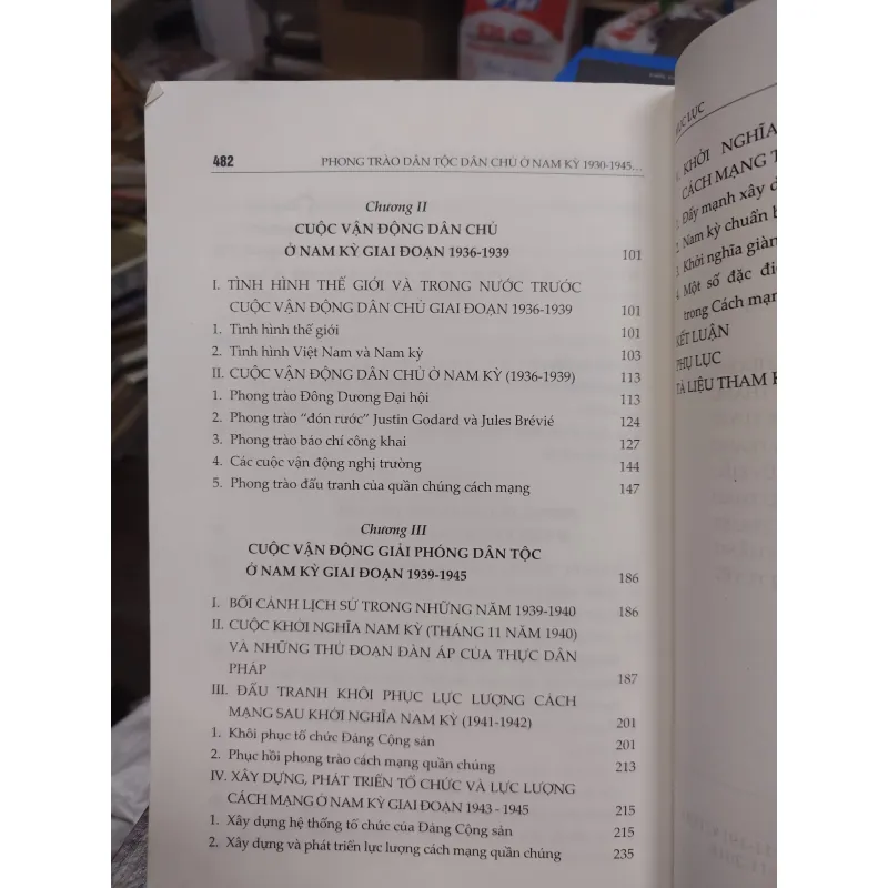 Sách: Phong trào dân tộc dân chủ ở Nam Kỳ 1930 - 1945 - TG: TS Phạm Thị Huệ (A3) 735364