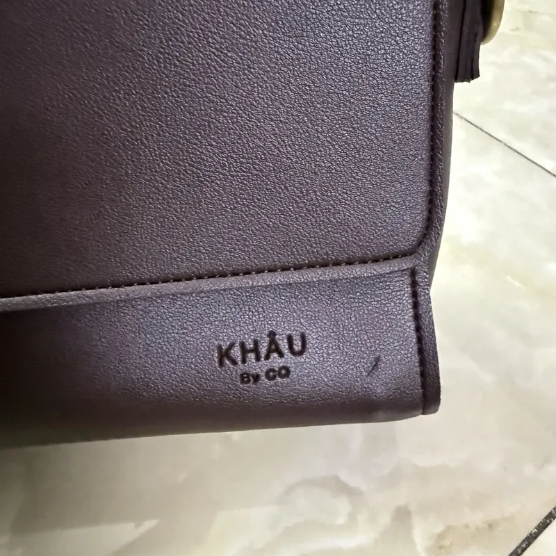Túi Tote Kẹp nách Đeo chéo Nâu Choco KHÂU BY CQ 717752