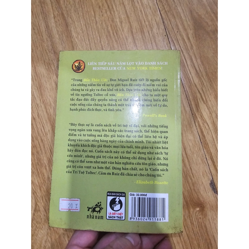 Bốn thỏa ước - chỉ dẫn thiết thực để đạt đến tự do cá nhân
20k 465902
