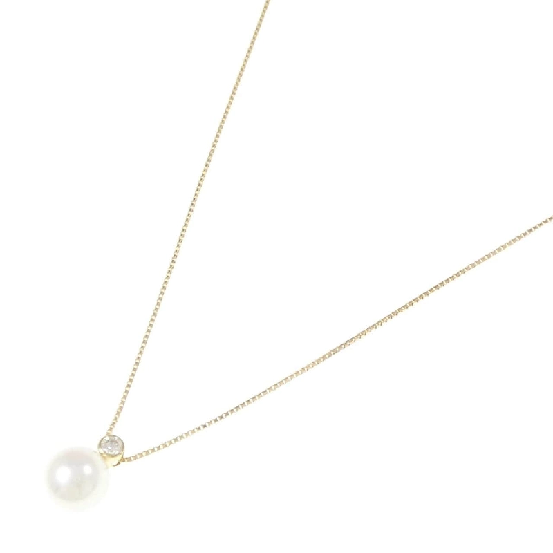 K18YG Ngọc trai Akoya Dây chuyền 8mm - Hàng hiệu Chính hãng 856692