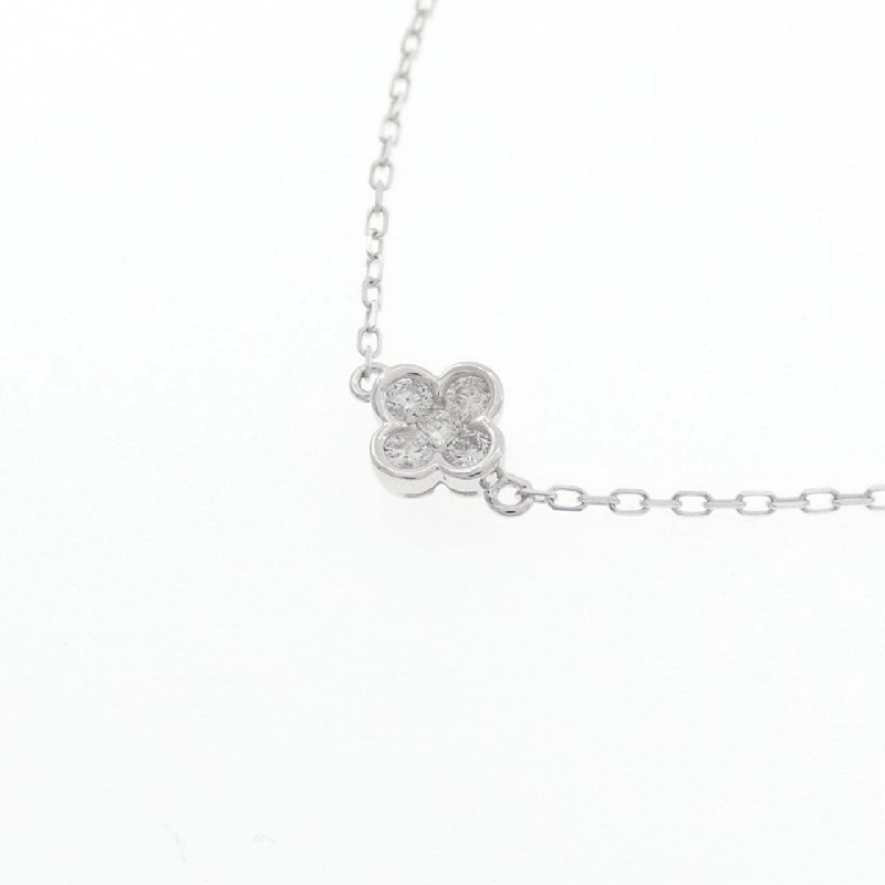 K18WG Hoa Kim Cương Dây Chuyền 0.50CT - Hàng hiệu Chính hãng 848540