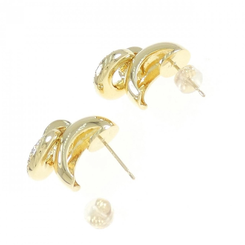 K18YG Bông tai kim cương 0.91CT - Hàng hiệu Chính hãng 869580