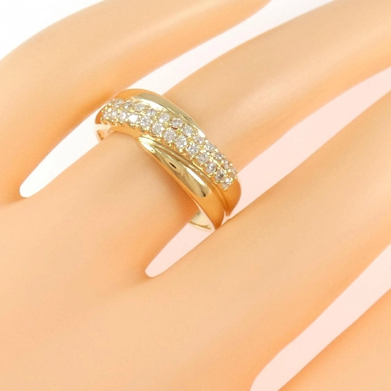 Nhẫn kim cương K18YG 0.30CT - Hàng hiệu Authentic 846525