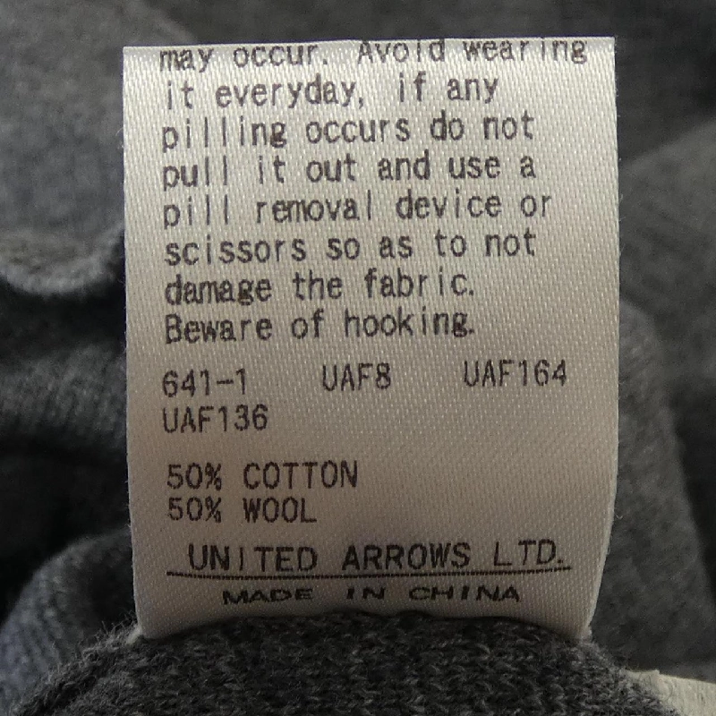 ロク 6ROKU 8613-119-0247 ニット 634364