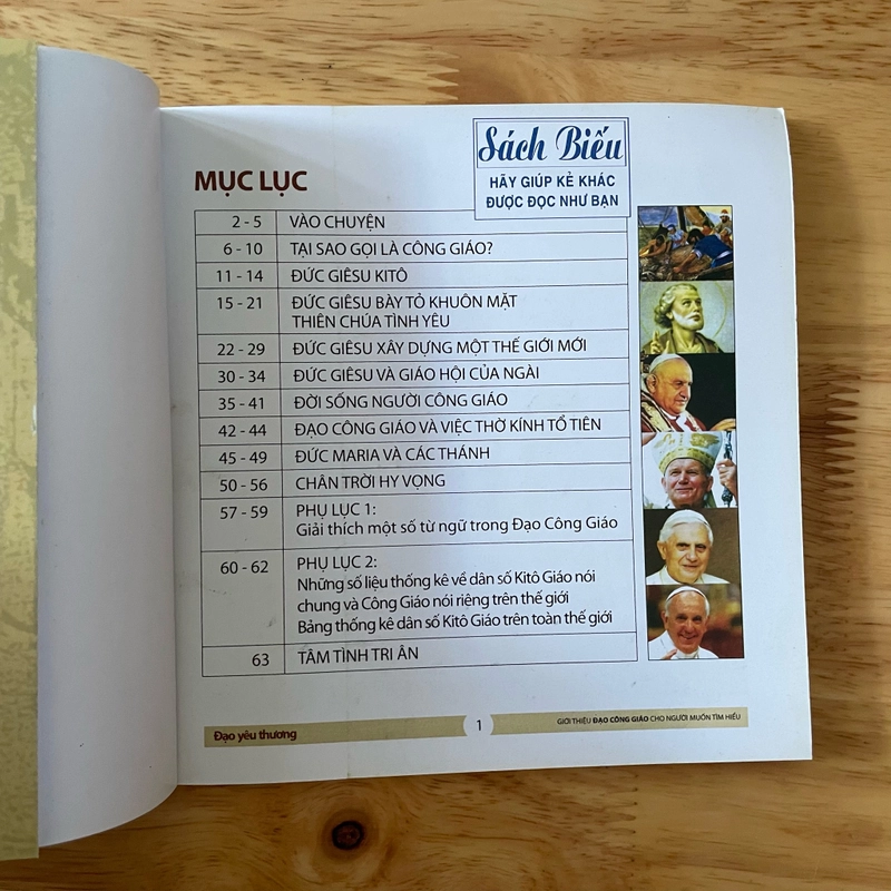 II Tựa sách: Đạo Yêu Thương _ Giới Thiệu Đạo Công Giáo Cho Người Muốn Tìm Hiểu - 2015 465676