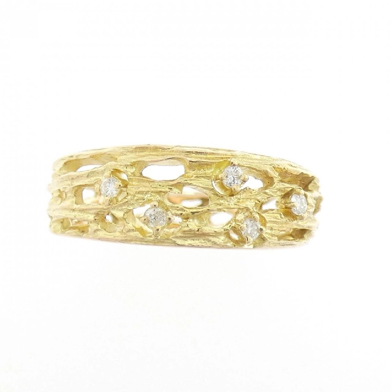 Nhẫn kim cương K18YG - Hàng hiệu Authentic 854033