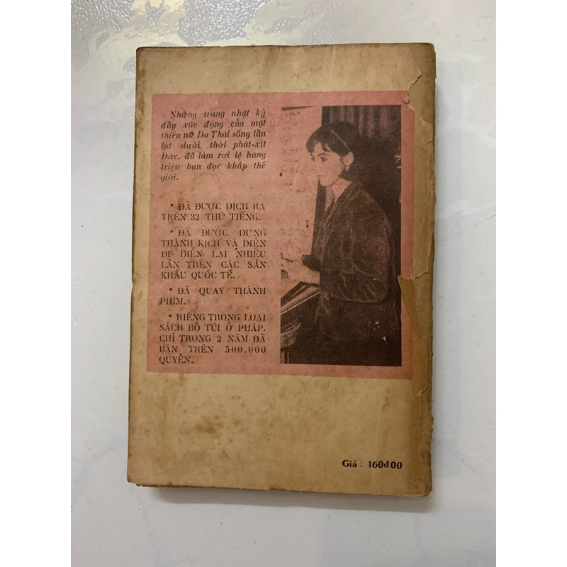 Nhật ký Anne Frank phiên bản năm 1987 sách cổ giá trị sưu tầm 464479