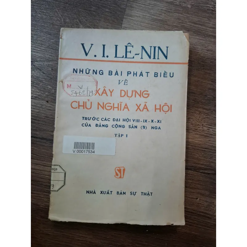 NHỮNG BÀI PHÁT BIỂU VỀ XÂY DỰNG CHỦ NGHĨA XÃ HỘI (TẬP I) - V. I. LÊ-NIN 709792