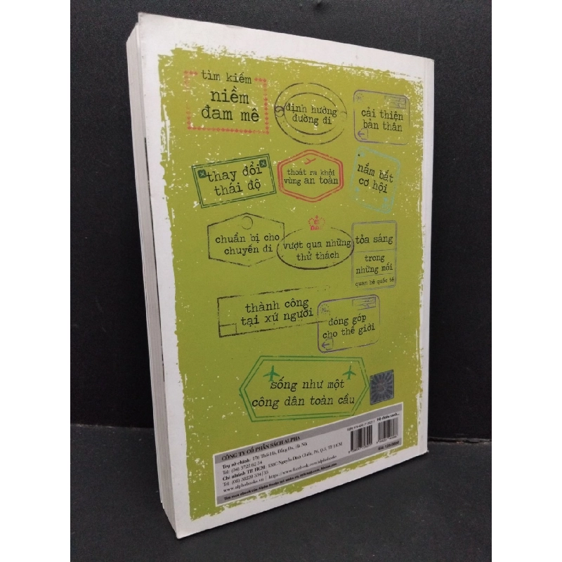 Hộ chiếu xanh đi quanh thế giới mới 80% ố nhẹ 2016 HCM1410 KỸ NĂNG 917605