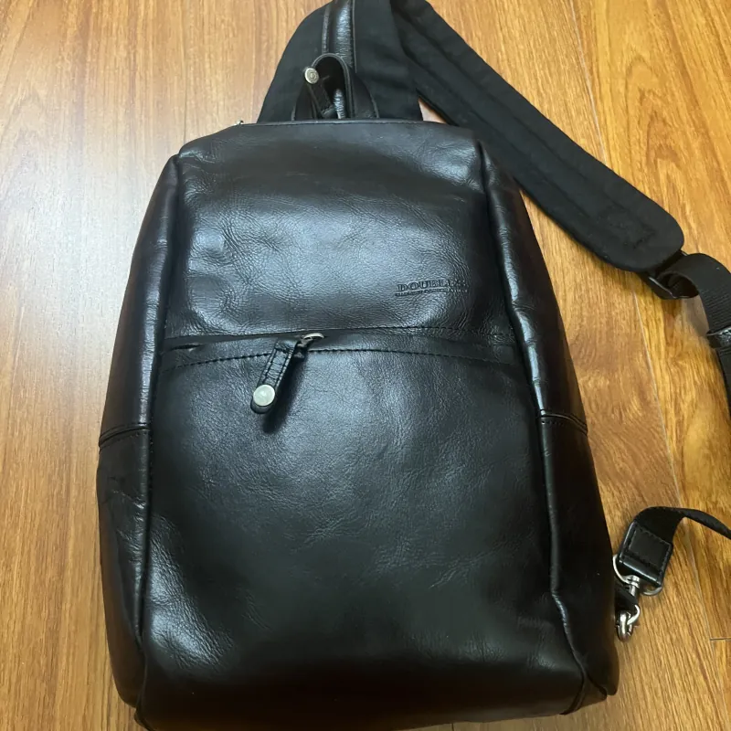 Túi nam 18x30x7 đeo chéo da thật 2hand 992642