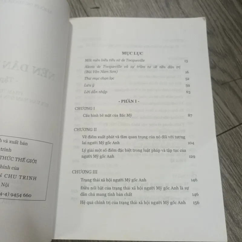 Nền Dân Trị Mỹ - Tocqueville 1025509