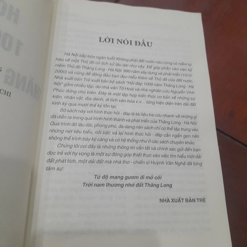 Tô Hoài, Nguyễn Vinh Phúc - HỎI ĐÁP 1000 năm THĂNG LONG HÀ NỘI, tập III 478165