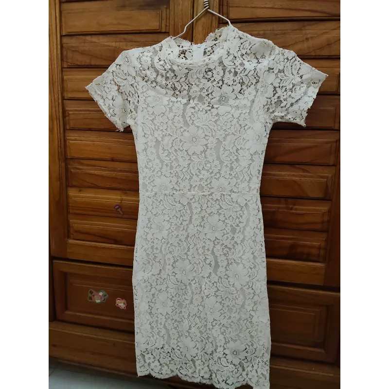 Váy ren ôm body trắng 785281