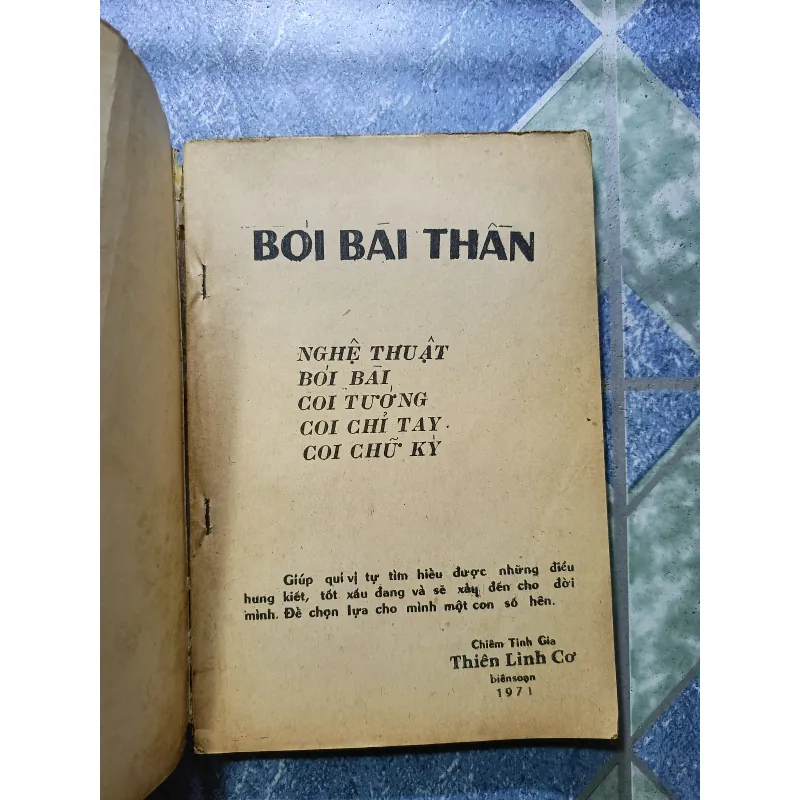 Bói bài thần - Thiên Linh Cơ 999232
