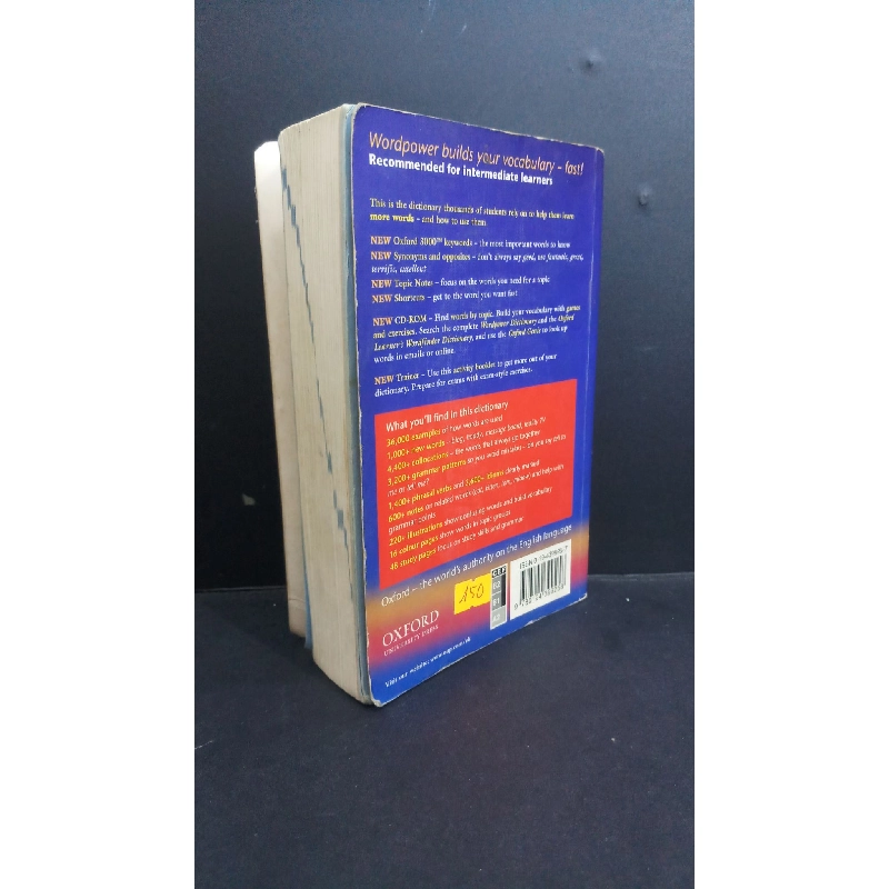 Oxford wordpower dictionary mới 80% bẩn bìa, ố nhẹ, tróc gáy, tróc bìa HCM2811 Oxford HỌC NGOẠI NGỮ 353594