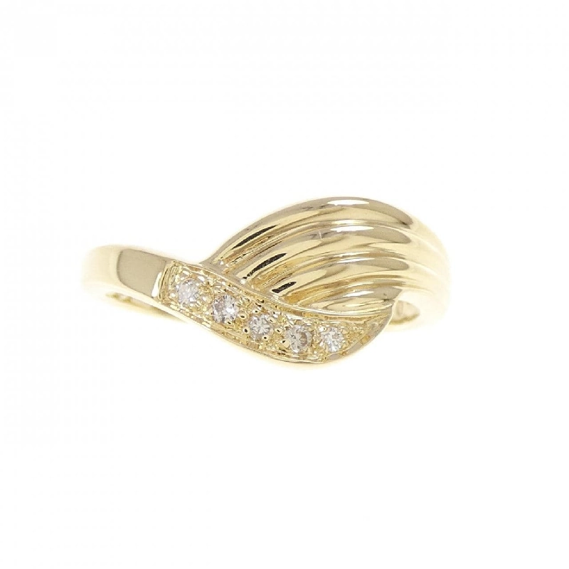 Nhẫn kim cương K18YG 0.05CT 668201