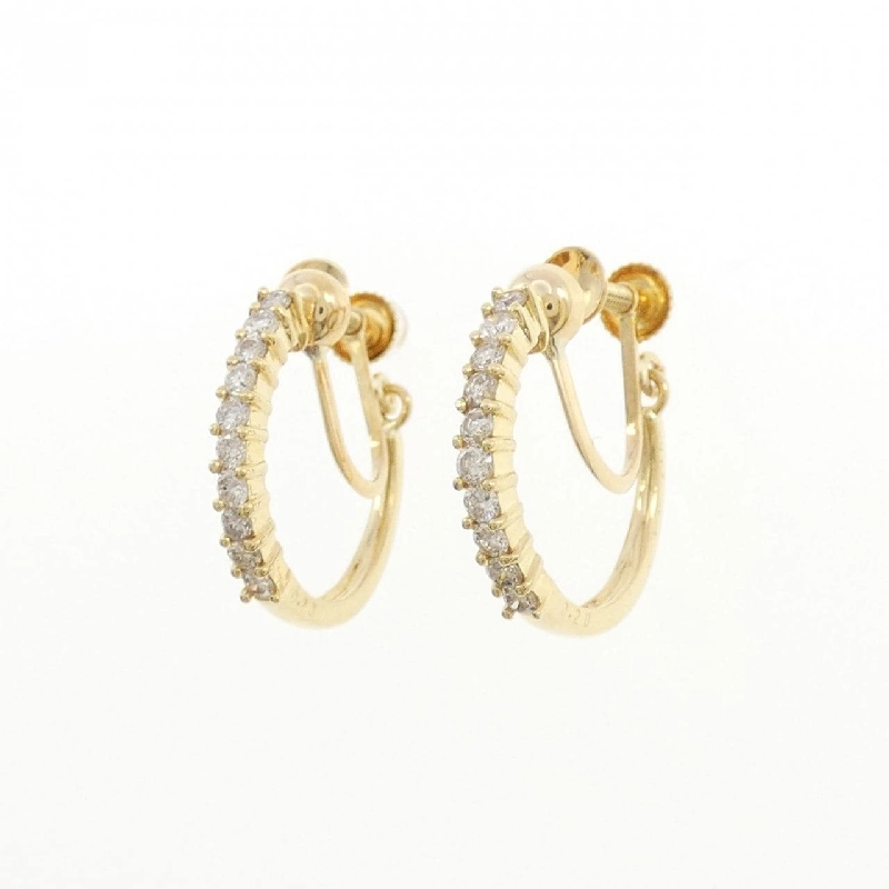 K18YG Bông tai kim cương 0.40CT - Hàng hiệu Chính hãng 877683