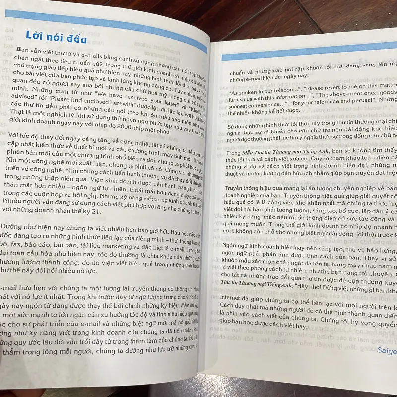 Mẫu thư tín thương mại tiếng anh Model business letters emails & other business documents  1035005