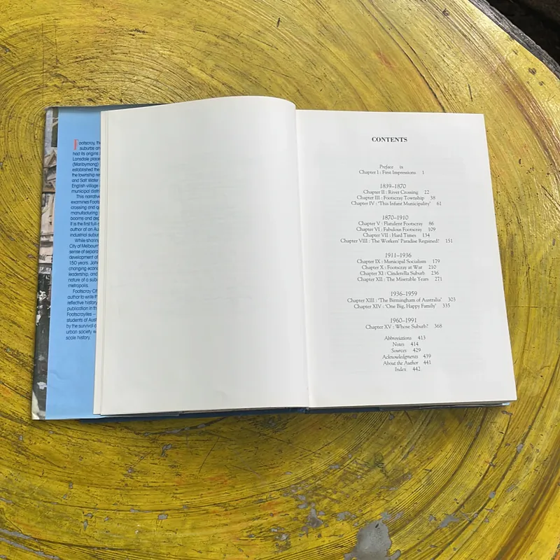 A HISTORY OF FOOTSCRAY- JOHN LACK 594735