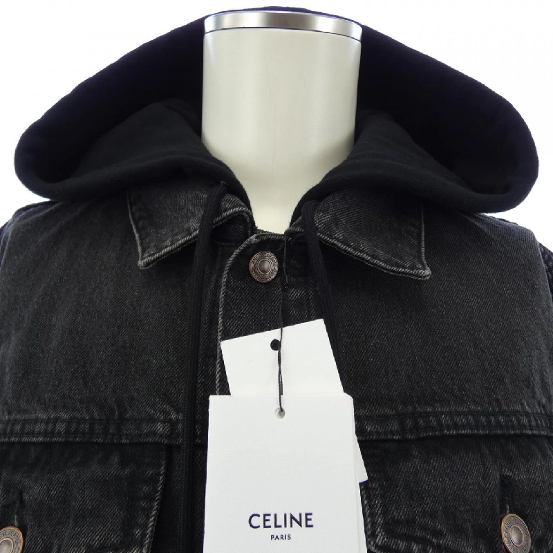 Celine CELINE Áo khoác denim Trucker 2Q472947F - Hàng hiệu Chính hãng 893707