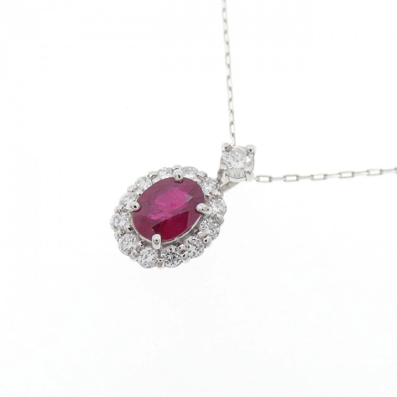 Dây chuyền ruby PT900/PT850 0.31CT - Hàng hiệu Chính hãng 863851