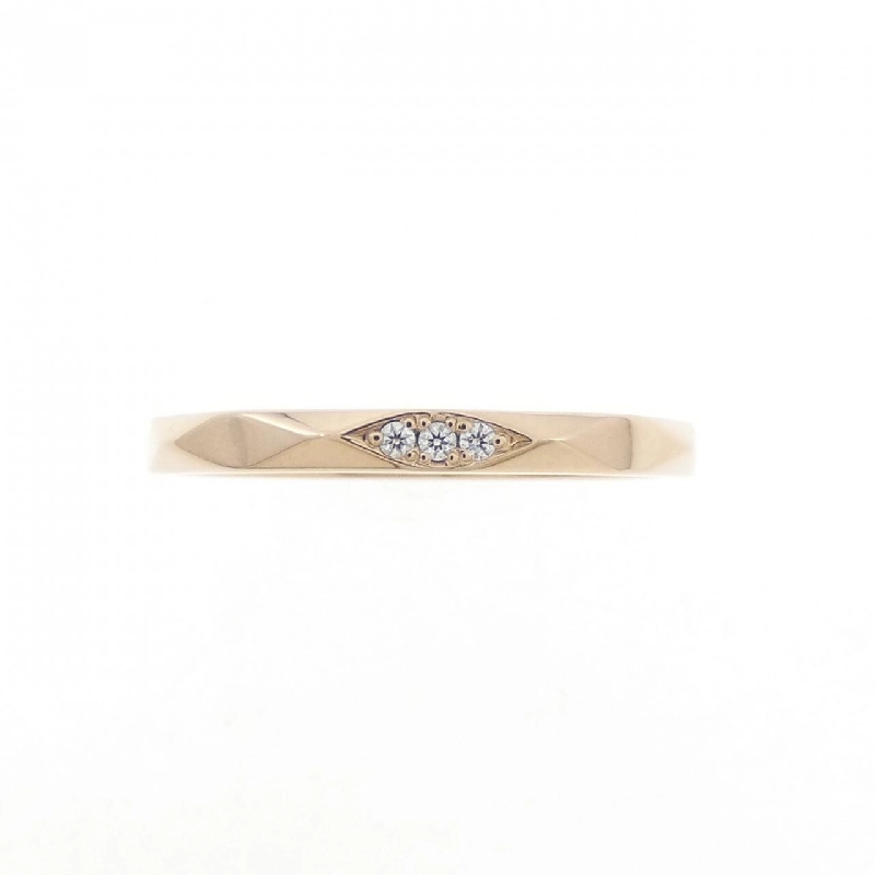 Nhẫn kim cương ba viên K18PG 0.01CT 670655