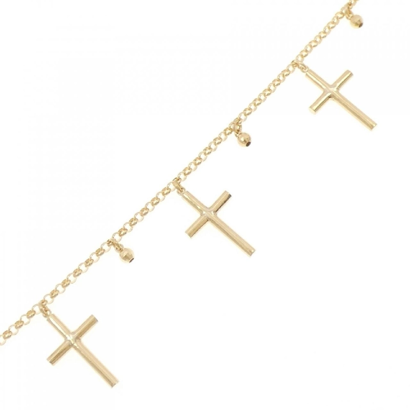 K18YG Vòng tay đan chéo - Hàng hiệu Chính hãng 872459