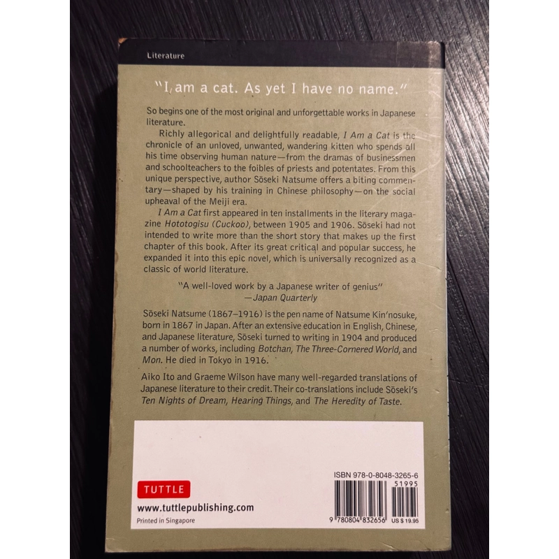 I am a cat - Natsume Soseki 471556