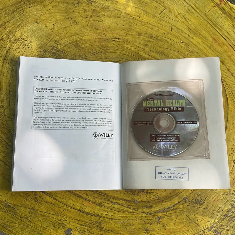 THE MANTAL HEALTH TECHNOLOGY BIBLE- LARRY D. ROSEN AND MICHELLE M. WEIL (b) 720095