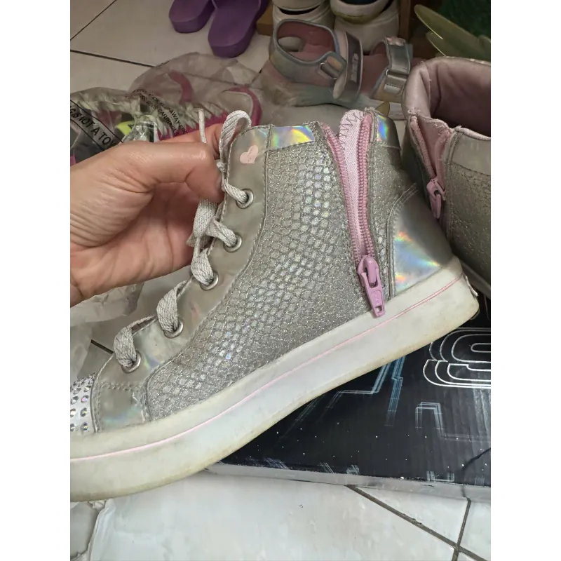 GIÀY SNEAKER BÉ GÁI THƯƠNG HIỆU SKECHERS 654086