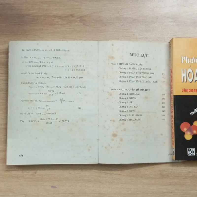 Hai quyển Phương Pháp Giải Toán Hóa Học - Năm 1999 925804