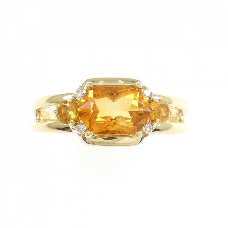 Nhẫn Citrine K18YG 1.16CT - Hàng hiệu Chính hãng 851420