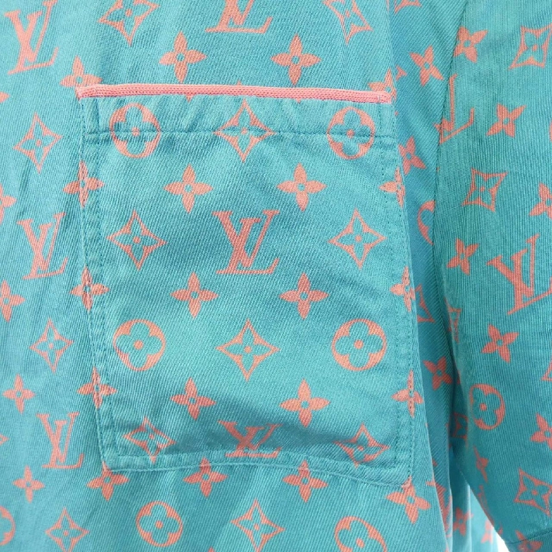 Áo sơ mi ngắn tay lụa Monogram Louis Vuitton HTS06WUPP S/S - Hàng hiệu Chính hãng 889953