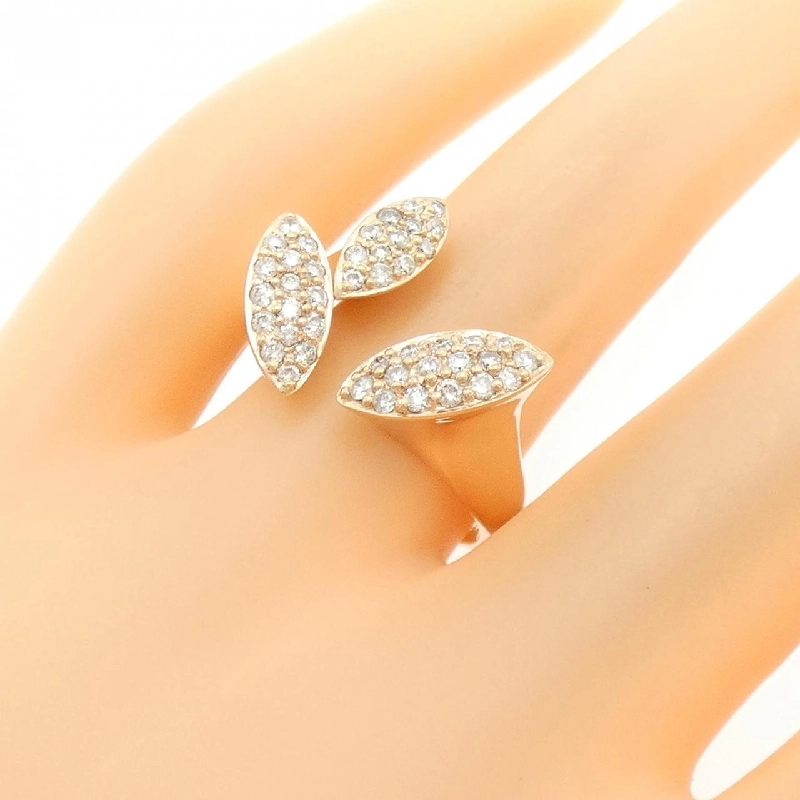 Nhẫn kim cương K18PG Pavé 0.57CT 670026