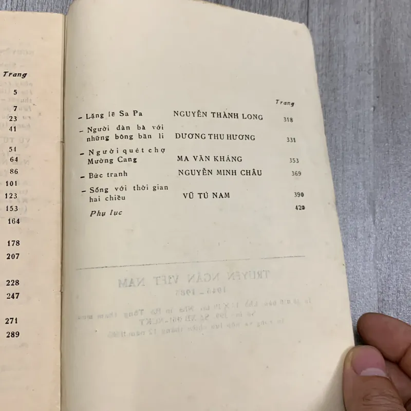 Truyện ngắn việt nam 1945 1985. 6b2 718621