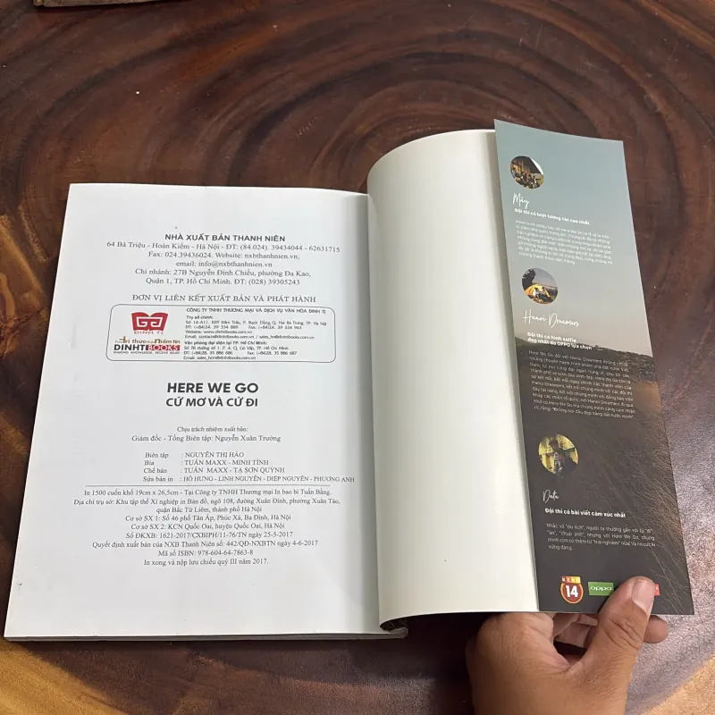 II Sách Kỹ Năng: Here We Go _ Cứ Mơ Và Cứ Đi - Nhiều Tác Giả - 2017 1008417