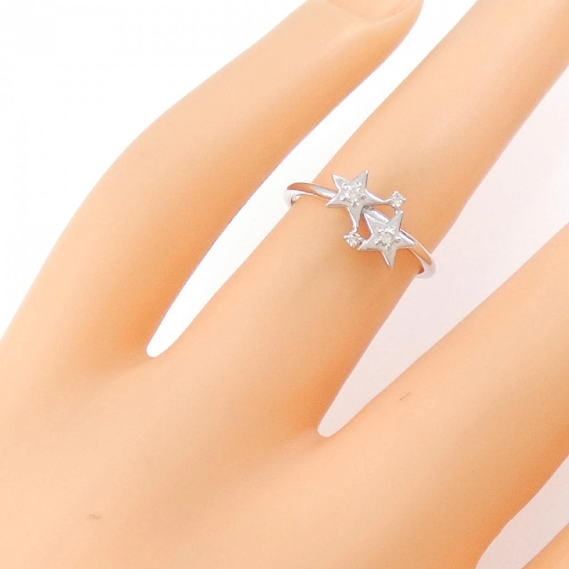 Nhẫn kim cương K18WG 0.04CT 673448