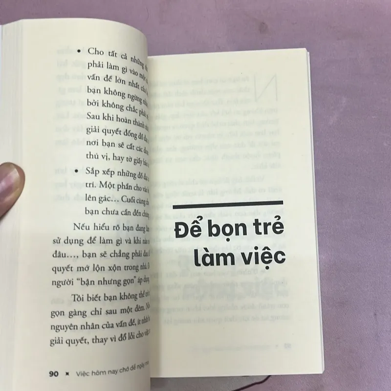 Việc hôm nay chớ để ngày mai 976374