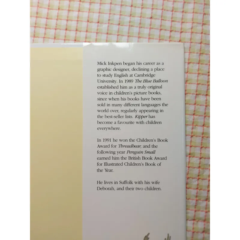 NOTHING – MICK INKPEN 📚 Bìa cứng, picturebook, khổ rất lớn 23×25.5cm 763800